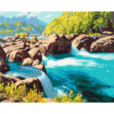Картина по номерам "Горный ручей" 40x50 см