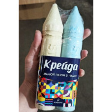Набор мела "Карандаш", 20 см (2 шn)