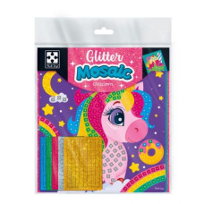 Набор для творчества с блестящей мозаикой «Единорог и мороженое»