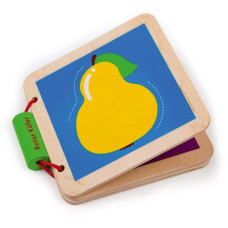 Деревянная игрушка "Деревянная книга. Фрукты"