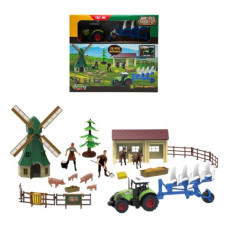 Ферма 58 элементов, трактор на батарейках, звуки, подсветка, игровые фигурки, ветряная мельница, дом, в коробке Ферма 58 элементов, трактор на батарейках, звуки, подсветка, игровые фигурки, ветряная мельница, дом, в коробке