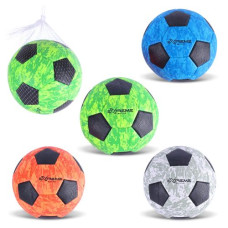 МЯЧ ФУТБОЛЬНЫЙ №5, PVC 320 ГР, Оранжевый