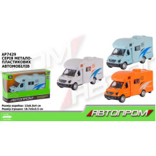 Машина "АВТОПРОМ" 4 кольори,у коробці, AP7429
