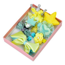 Набор аксессуаров для волос YG0058(Yellow) 10 заколок в комплекте Набор аксессуаров для волос YG0058(Yellow) 10 заколок в комплекте