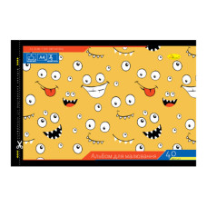 Альбом для рисования АП-0305-13, 40 листов, скоба с перфорацией, А4