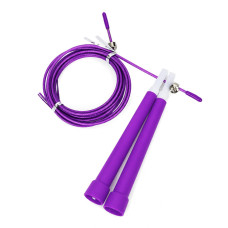 Скакалка скоростная MS 3765(Violet) 290 см, ручка пластик, веревка резина+металл Скакалка скоростная MS 3765(Violet) 290 см, ручка пластик, веревка резина+металл