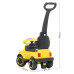 Каталка-толокар M 4564B-6, 1*25W, родительская ручка, музыка, свет