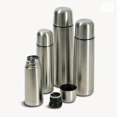 Термос помповый с чехлом 1 литр