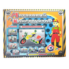 Конструктор металлический "Мототранспорт, 198 деталей, Техно 1394 Конструктор металлический "Мототранспорт, 198 деталей, Техно 1394