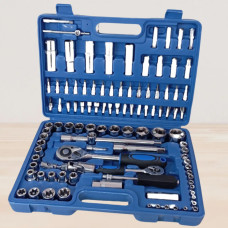 Набор инструментов на 108 предметов в пластиковом кейсе UKC Tools PCS-108 Синий