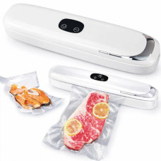 Вакуумный упаковщик для продуктов Vacuum Sealer MK-801 90Вт бытовой вакуумный + 10 пакетов Белый Вакуумный упаковщик для продуктов Vacuum Sealer MK-801 90Вт бытовой вакуумный + 10 пакетов Белый