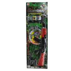 Зброя ( автомат, наручники, 3 снаряди на присосці, приціл, планш. 63*3*21см), 620-25 Зброя ( автомат, наручники, 3 снаряди на присосці, приціл, планш. 63*3*21см), 620-25