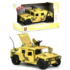 Интерактивный инерционный военный бронированный джип (желтый) Интерактивный инерционный военный бронированный джип (желтый)