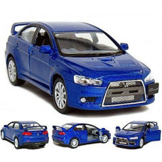 Машинка KINSMART "Mitsubishi Lancer Evolution X" (синяя)