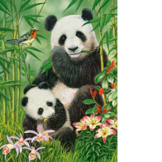 Пазлы "Завтрак панд", 300 элементов Пазлы "Завтрак панд", 300 элементов