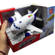 Літак інерційний, озвучений, зі світлом Літак інерційний, озвучений, зі світлом