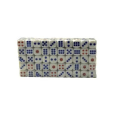Кости игральные. средние, 100 штук (1,4 см)