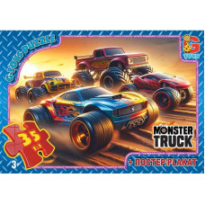 Пазли ТМ "G-Toys" із серії "Монстер траки", 35 ел., GP-MT182