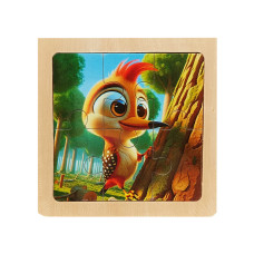 Детский деревянный пазл-вкладыш Детский деревянный пазл-вкладыш
