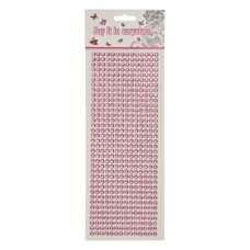 Наклейки декоративные XY-004(Pink) на планшетке 504 шт