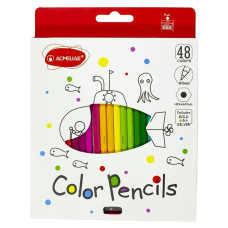 Набор цветных карандашей 9403-48, точилка, 48 цветов, грифель 3 мм