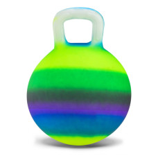 Детский резиновый мяч RB26528-2 с ручкой, 40 см, 300 грамм