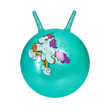 Детский мяч для фитнеса MS 3397(Turquoise) с рожками 55 см, 400 г Детский мяч для фитнеса MS 3397(Turquoise) с рожками 55 см, 400 г