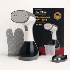 Ручной вертикальный пароутюг для дома и путешествий серый Zepline ZP-210 3000 Вт, 0.4 л с перчаткой Ручной вертикальный пароутюг для дома и путешествий серый Zepline ZP-210 3000 Вт, 0.4 л с перчаткой