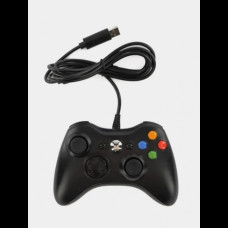 Джойстик PC360 в стиле XBOX проводной USB для компьютера Черный Джойстик PC360 в стиле XBOX проводной USB для компьютера Черный
