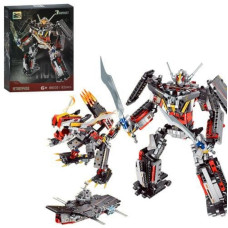 Конструктор 3в1(робот, динозавр, авіаносець) в кор-ці, 88035A