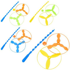 Вертушка 13см, 2шт, паличка для запуску 27см, мікс кольорів, у пакеті, FG240428046Q