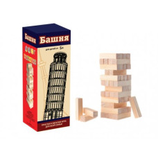 Настольная игра "Башня", 44 бруска