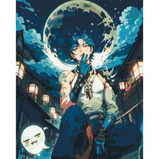 Картина по номерам "Сяо. Геншин Импакт" 40x50 см