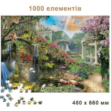 Пазлы "Сад с беседкой", 1000 элементов, 66 х 48 см Пазлы "Сад с беседкой", 1000 элементов, 66 х 48 см