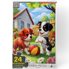 Игра-пазл (Макси) "Щеночки", 24 элемента