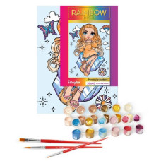 Картина по номерам "Rainbow High Poppy Rowan" 30х40 см