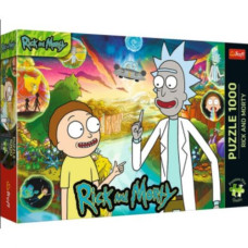 Пазлы на 1000 элм "Премиум: Год и Морти"