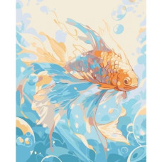 Картина по номерам "Подводная красота" 40х50 см