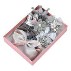 Набор аксессуаров для волос YG0058(Grey) 10 заколок в комплекте Набор аксессуаров для волос YG0058(Grey) 10 заколок в комплекте