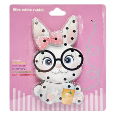 Деревянная игрушка-шнуровка 