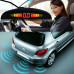 Парктроник автомобильный PAssistant на 4 датчика + LCD монитор Чёрные датчики