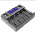 Зарядное устройство LiitoKala Lii-D4XL на 4+2 каналов для Ni-Mh/Li-ion/LiFePo4/крона, 220V/12V, LED+LCD