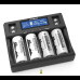 Зарядное устройство LiitoKala Lii-D4XL на 4+2 каналов для Ni-Mh/Li-ion/LiFePo4/крона, 220V/12V, LED+LCD