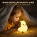 Детский силиконовый ночник-светильник «Груша» с LED-подсветкой, 7 цветами и USB-зарядкой