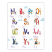 Обучающая тетрадь English for kids: My Funny ABC Sticker Book 20904 с наклейками