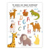 Обучающая тетрадь English for kids: My Funny ABC Sticker Book 20904 с наклейками