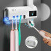 Держатель зубных щеток Brush Sterilizer, Белый / Диспенсер для зубной пасты / Уф стерилизатор Держатель зубных щеток Brush Sterilizer, Белый / Диспенсер для зубной пасты / Уф стерилизатор