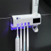 Держатель зубных щеток Brush Sterilizer, Белый / Диспенсер для зубной пасты / Уф стерилизатор Держатель зубных щеток Brush Sterilizer, Белый / Диспенсер для зубной пасты / Уф стерилизатор