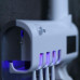 Держатель зубных щеток Brush Sterilizer, Белый / Диспенсер для зубной пасты / Уф стерилизатор Держатель зубных щеток Brush Sterilizer, Белый / Диспенсер для зубной пасты / Уф стерилизатор