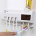 Держатель зубных щеток Brush Sterilizer, Белый / Диспенсер для зубной пасты / Уф стерилизатор Держатель зубных щеток Brush Sterilizer, Белый / Диспенсер для зубной пасты / Уф стерилизатор
